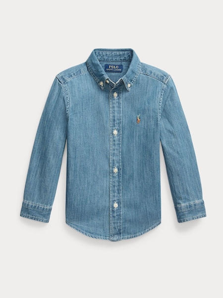 Blue Boys Denim Shirt (F28516) | £75 - £79