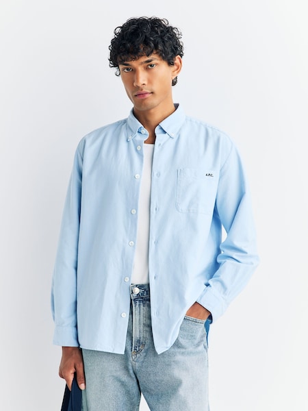Blue Chemise Mateo Logo Shirt (F28883) | £200
