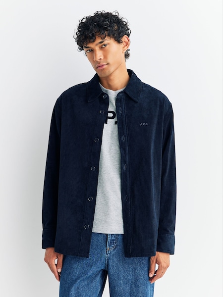 Blue Surchemise Bobby Corduroy Jacket (F28886) | £235