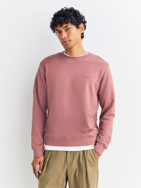 Pink Standard APC Brode Sweatshirt (F28900) | £175