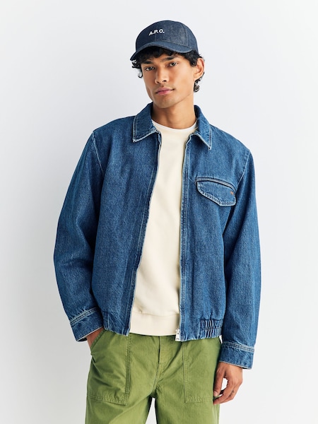 Blue Blouson Fabrizio Zippe Jacket (F28905) | £320