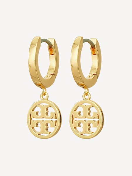 Gold Tone Miller Huggie Hoop Earrings (F29791) | £110