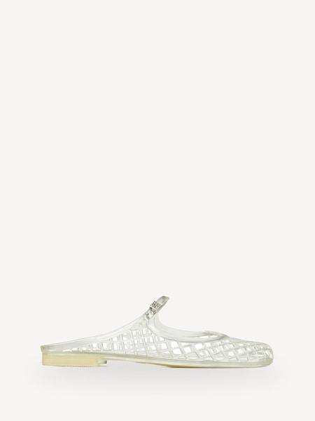 White Mellow Mary Jane Jelly Sandals (F29904) | £215