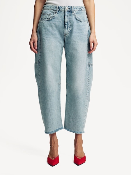 Blue Charlie High Rise Barrel Jeans (F30005) | £295