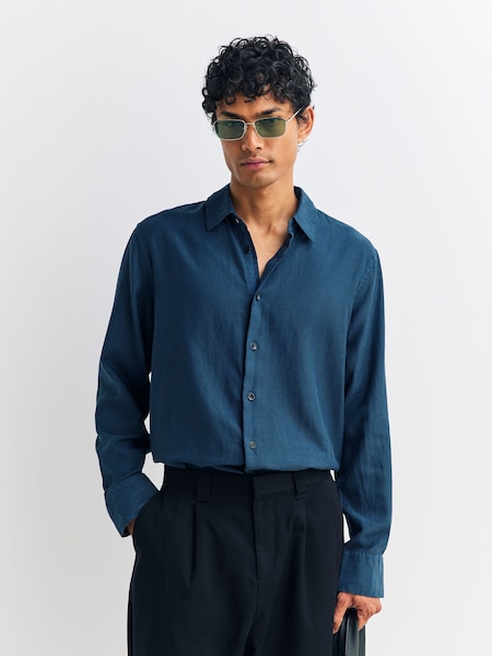 Blue Dalton Long Sleeves Shirt (F30121) | £240