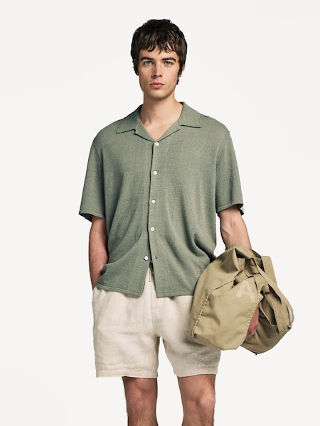 Green Zuma Pointelle Avery Shirt (F30128) | £265