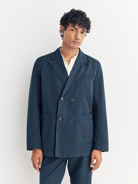 Blue Manor Slub Weave Jacket (F30159) | £270