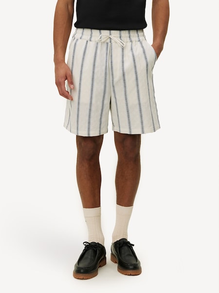 White Harry Check Dobby Shorts (F30293) | £100