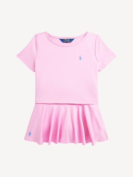Pink Ponte Roma 100% Cotton Skirt (F30822) | £125 - £135