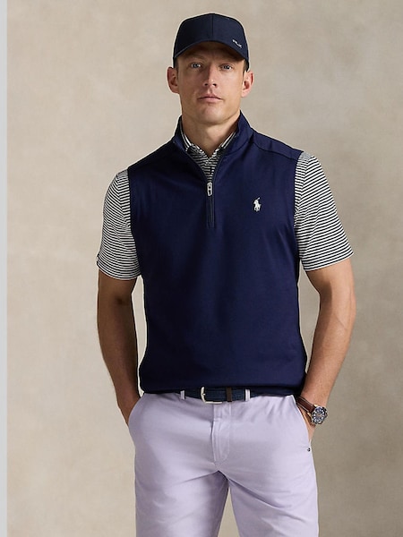 RLX Luxury Jersey Quarter Zip Vest (F32090) | £159