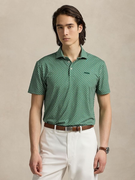 RLX Green Airflow Knit Polo Shirt (F32104) | £119