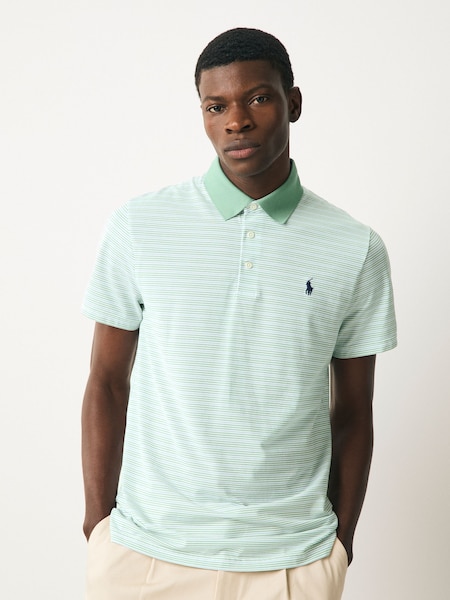 RLX Green Tour Pique Knit Polo Shirt (F32273) | £129