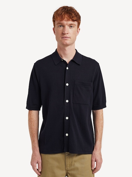 Blue Rollo Short Sleeve Knit Shirt (F34914) | £210