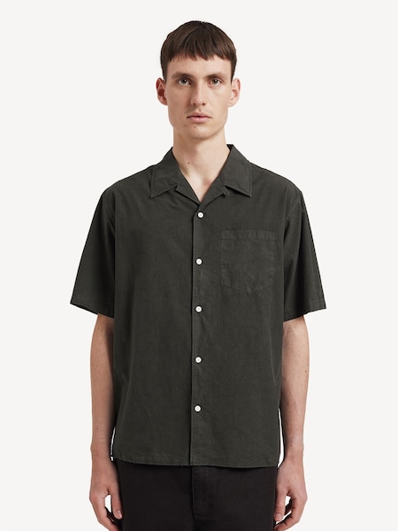 Green Carsten Short Sleeve Camp Collar Shirt (F34917) | £160
