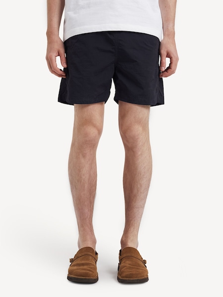 Navy Blue Hauge Nylon Swim Shorts (F34919) | £80