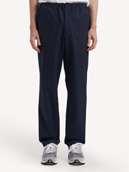 Blue Ezra Fatigue Technical Twill Trousers (F35000) | £180