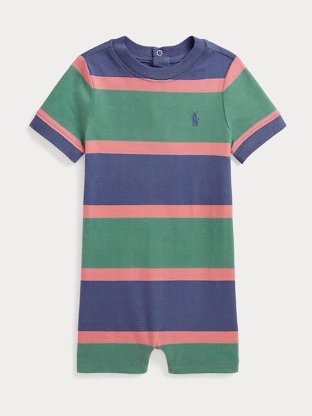 Green Jersey Short Sleeve Rompersuit (F37692) | £65