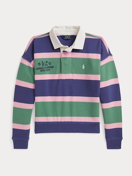 White Stripe Block Rugby Shirt (F37711) | £115