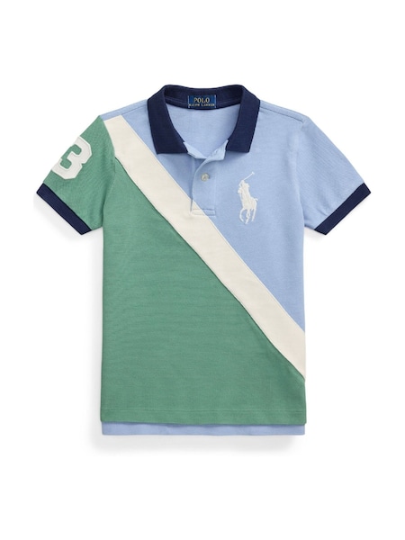 Blue 20/1 Basic Mesh 100% Cotton Polo Shirt (F37720) | £75 - £79