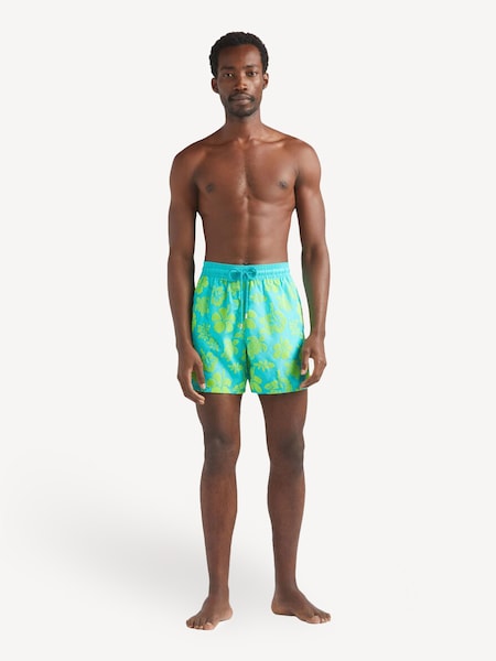 Green Mahina Tropical Turtles Flock Swim Shorts (F38163) | £250