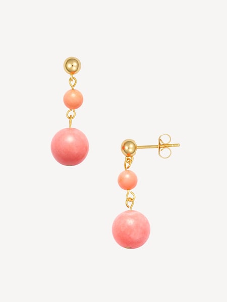 Pink Flamingo Drops Earrings (F41531) | £95