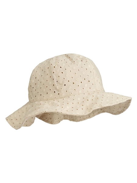 Cream Amelia Anglaise Sun Hat (F41990) | £27