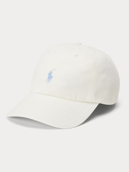 Cream Cotton Chino Ball Cap (F43200) | £55