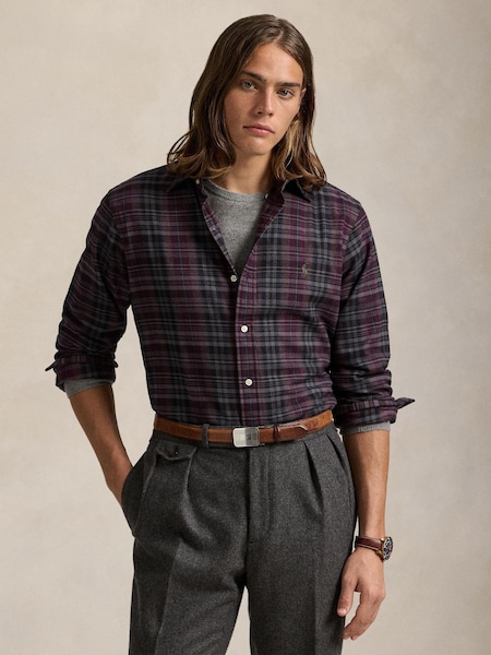Green Long Sleeve Sport Shirt (F43412) | £159