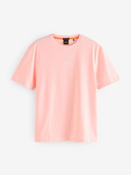 Light Pink Relaxed-Fit Logo T-Shirt (F44075) | £45