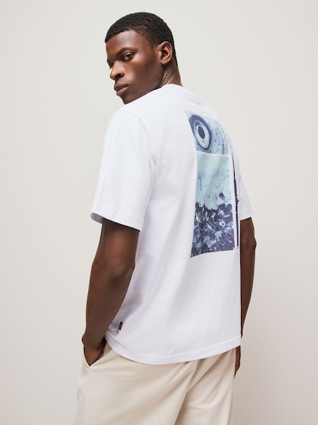 Natural 100% Cotton Relaxed-Fit Logo T-Shirt (F44081) | £69