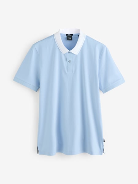 Blue Phillipson Slim-Fit 100% Cotton Polo Shirt (F44113) | £119