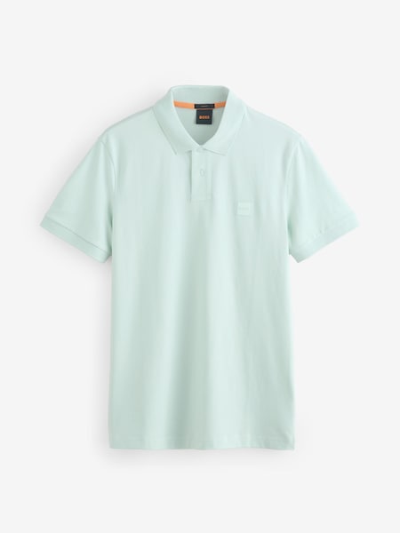 Blue Passenger Slim-Fit Box Logo Polo Shirt (F44119) | £79