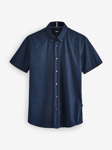 Navy Blue Slim Fit Roan Shirt (F44129) | £119