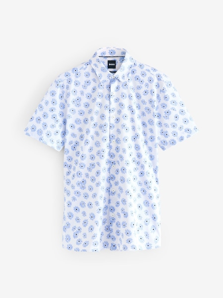 Blue Slim Fit Roan Shirt (F44173) | £119