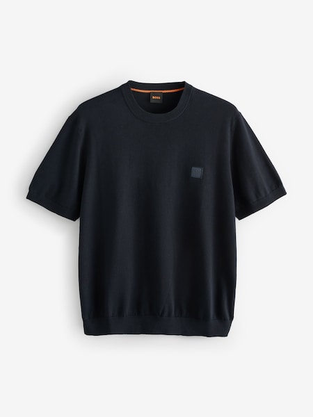 Blue Relaxed Fit Box Logo T-Shirt (F44438) | £99
