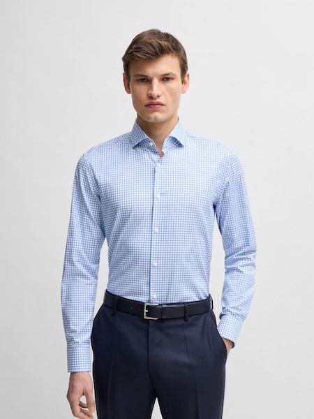 Sky Blue Slim Fit Hank Shirt (F46447) | £99