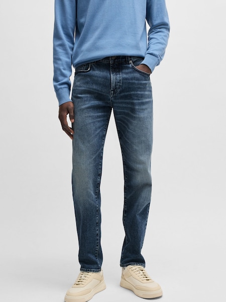 Blue Tapered Fit Onyx Denim Jeans (F46469) | £129