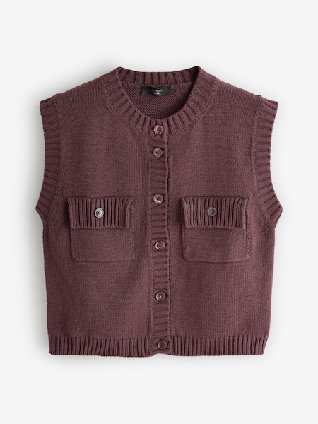 Brown Caprara Waist Coat (F47495) | £230