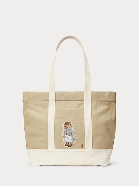 Natural Bear Tote Cotton Bag (F48587) | £219