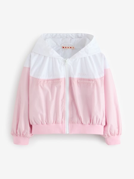 Pink Colourblock Jacket With Logo (F50101) | £211