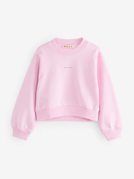 Pink Logo Cropped Sweatshirt (F50115) | £106
