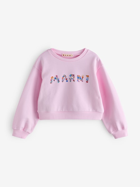 Logo Cropped Sweatshirt (F50116) | £125