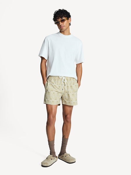 Cream Rio Swim Shorts Palmeira Print (F56357) | £165