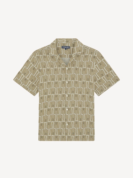 Cream Roberto Palmeira Printed Shirt (F56360) | £225