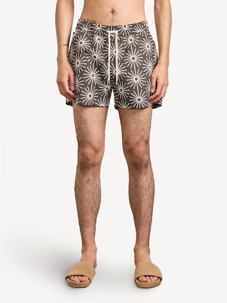 Brown Rio Swim Shorts O Sol Print (F56362) | £165