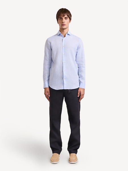 Blue Antonio Long Sleeve Shirt (F56365) | £195