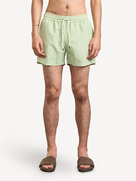 Green Rio Swim Shorts Ipanema Micro Print (F56366) | £165