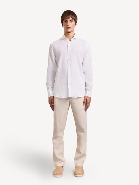 White Antonio Long Sleeve Shirt (F56371) | £195