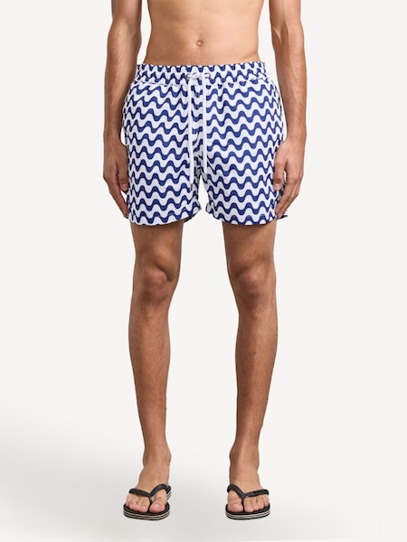 Blue Rio Swim Shorts Copacabana Print (F56381) | £155