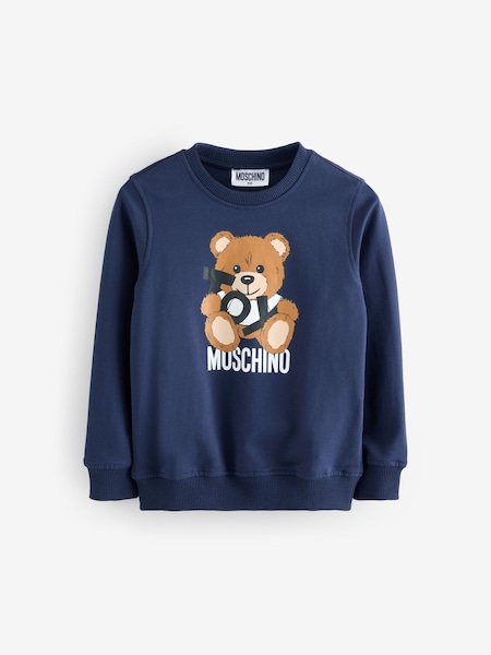 Blue Logo Crew Neck Sweatshirt (F56894) | £76.25 - £85